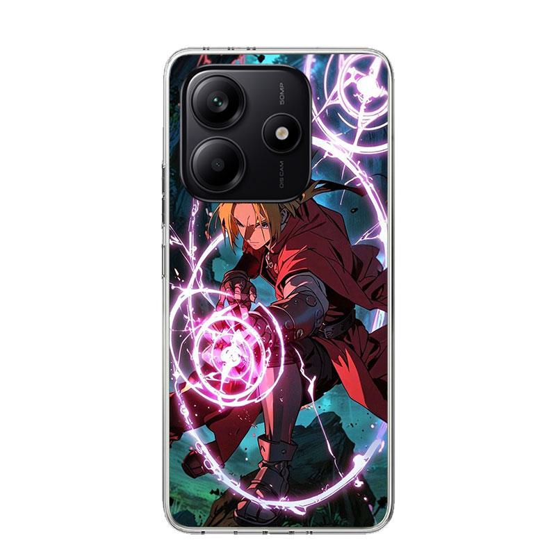 

Anime F-ullmetal A-Alchemist Phone Case For Xiaomi Redmi Note 13 14 15 Pro Plus 12S 12 14S 11S 11E 10 10S 11 11T 5G 4G Cover Coq Note 15 Pro Plus
