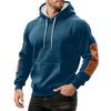 Men's Solid Color Sweatshirt Hoodie Men's Sports Large Size Casual Sweatshirt