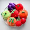 Zachte Aardbeien Pluche Sleutelhangers Schattige Rode Appel Kerst Hanger Cartoon Fruit Poppetje Rugzak Decor Creatieve Cadeaus