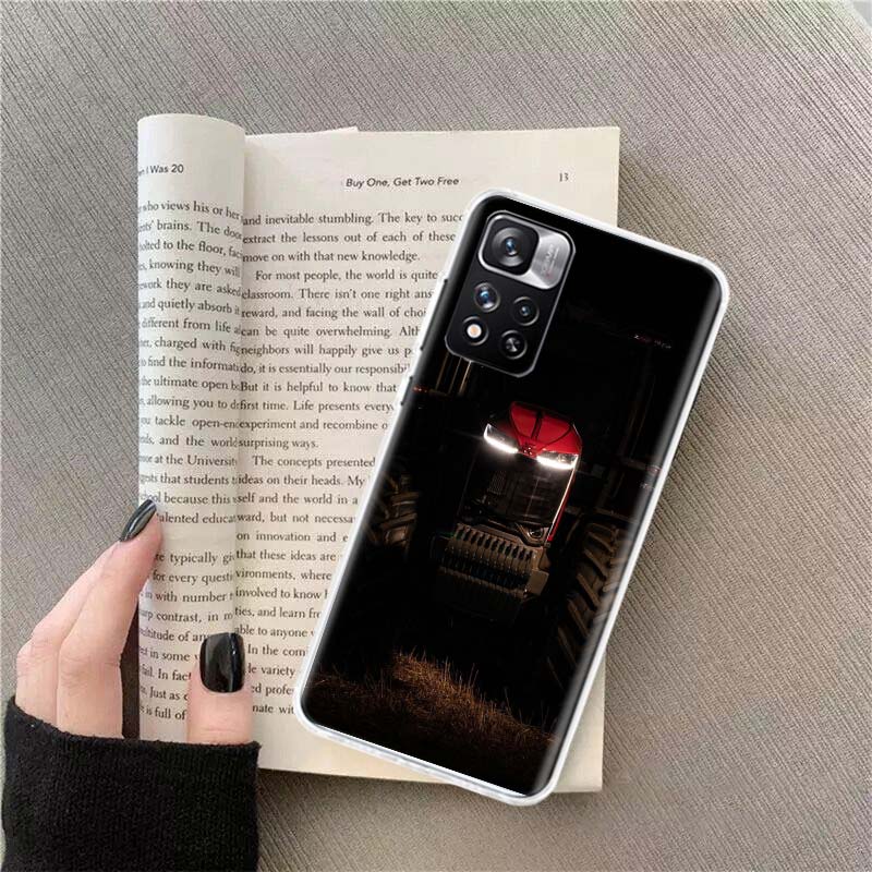 Traktor Bauernhof Handyhülle Für Redmi Note 13 12 Pro Plus 14 15 Pro 5G 11 11T 11E 11S 10 Pro 10S 9 9S Hülle Handy Klar TPU Capa Case