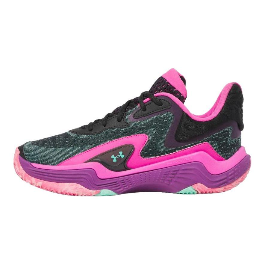 Under Armour Spawn 7 Černá Andromeda Fialová Pánské Tenisky Kometově Zelená 3028834-001