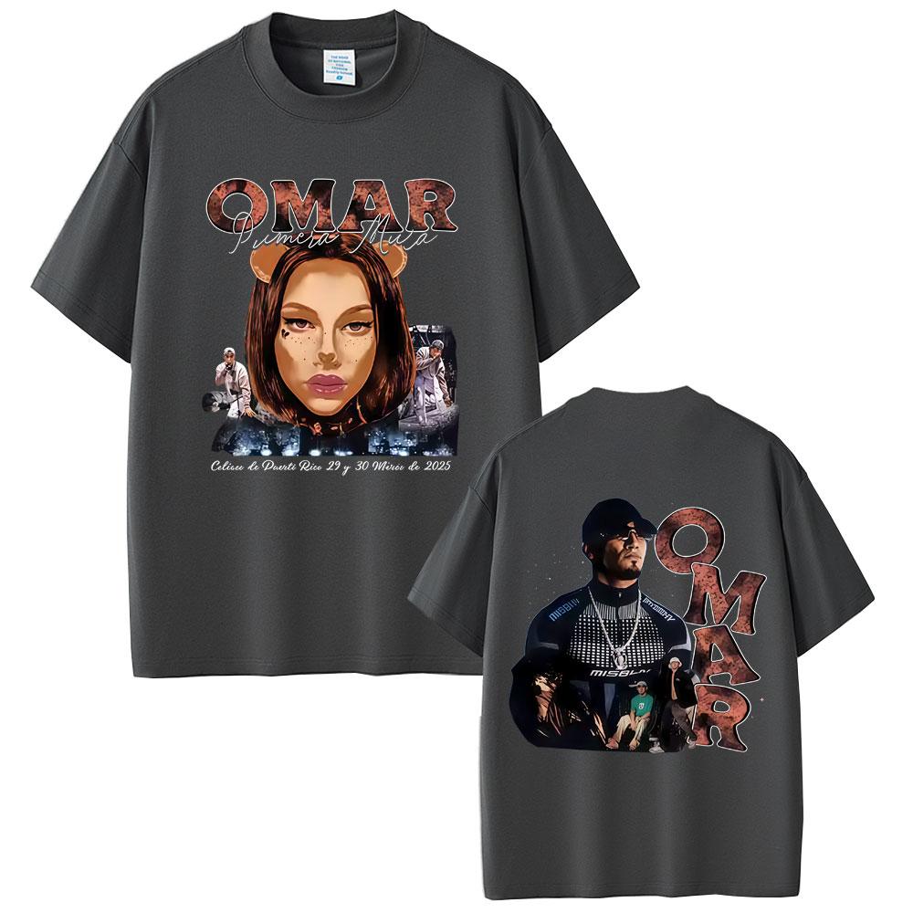 Rapper Omar Courtz Primera Musa T Shirt Men Women Hip Hop Fashion Street Vintage Tshirt Mens Casual Cotton Crewneck Tshirts