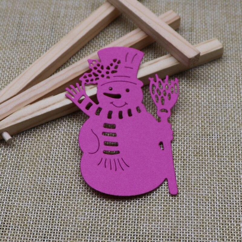 Cutting Dies Christmas Snowman Scrapbook Decor Embossing Paper Craft Album Card Punch Knife Mold
