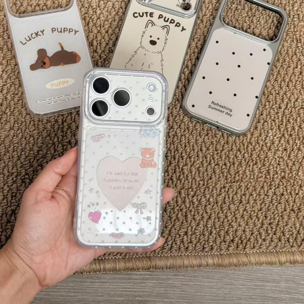 

Cartoon Elephant Kitty Phone Case for Apple 17Pro, 16ProMax, 15, 14 iPhone 12 Pro Max
