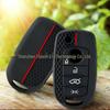 Fiat 500X & Tipo Egea 4-Button Silicone Key Cover with Honeycomb Pattern