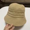 Bucket hat women's new early autumn fashion versatile bucket hat shows a small face casual sunshade basin hat women's tide