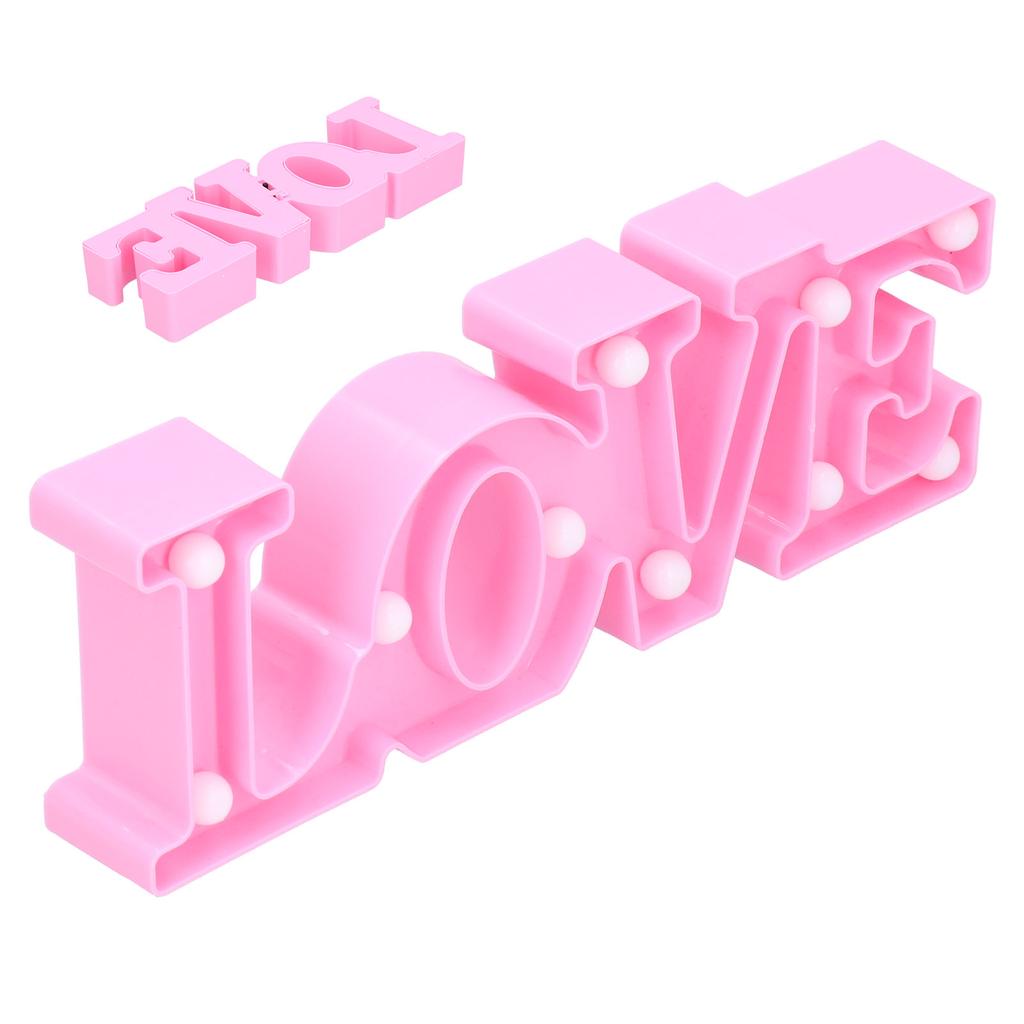 LOVE Lamp 10LED Night Light for Proposal Confession Wedding Anniversary Party Warm White