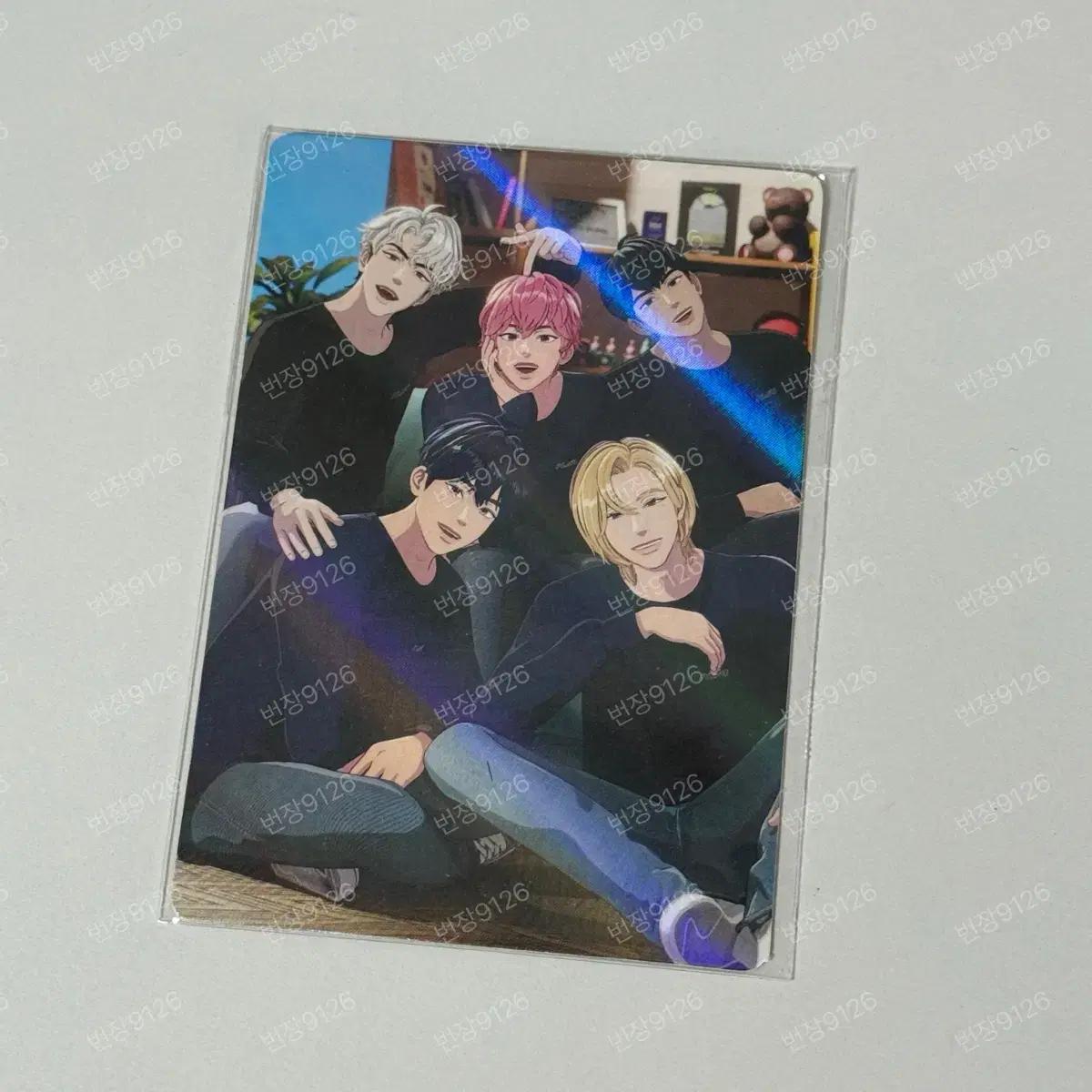 

PLAVE Фанкон Большая голографическая фотокарточка Запечатанная