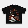 Evil Leatherface Bloody Chainsaw Portrait Graphic Horror Halloween Shirt