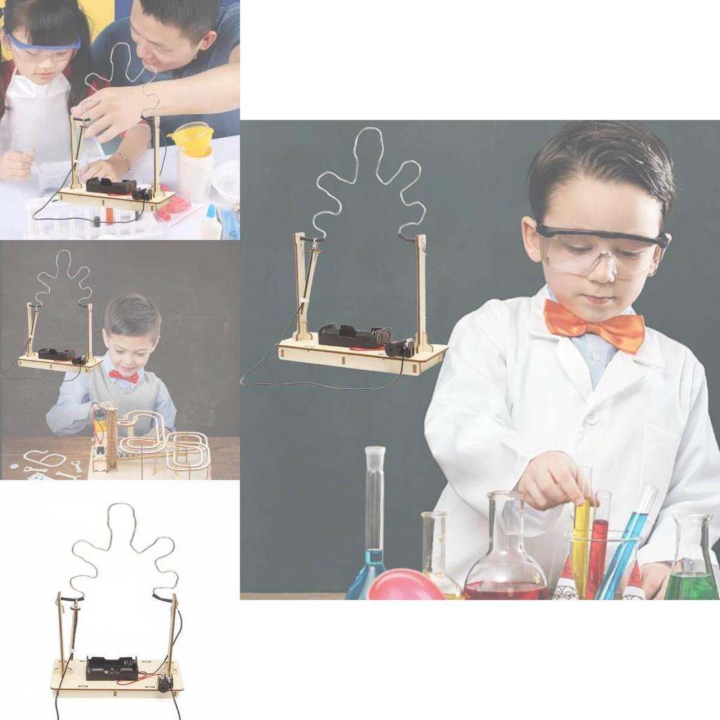 Kreatives DIY Crossfire Handgemachtes Wissenschaftsexperiment Erfindung STEM Pädagogisches Werkzeug für das Klassenzimmer Anpassbares Holzmaterial-Set