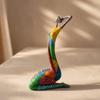 Meditation Figurine Artistic Female Multicolored for Shelf