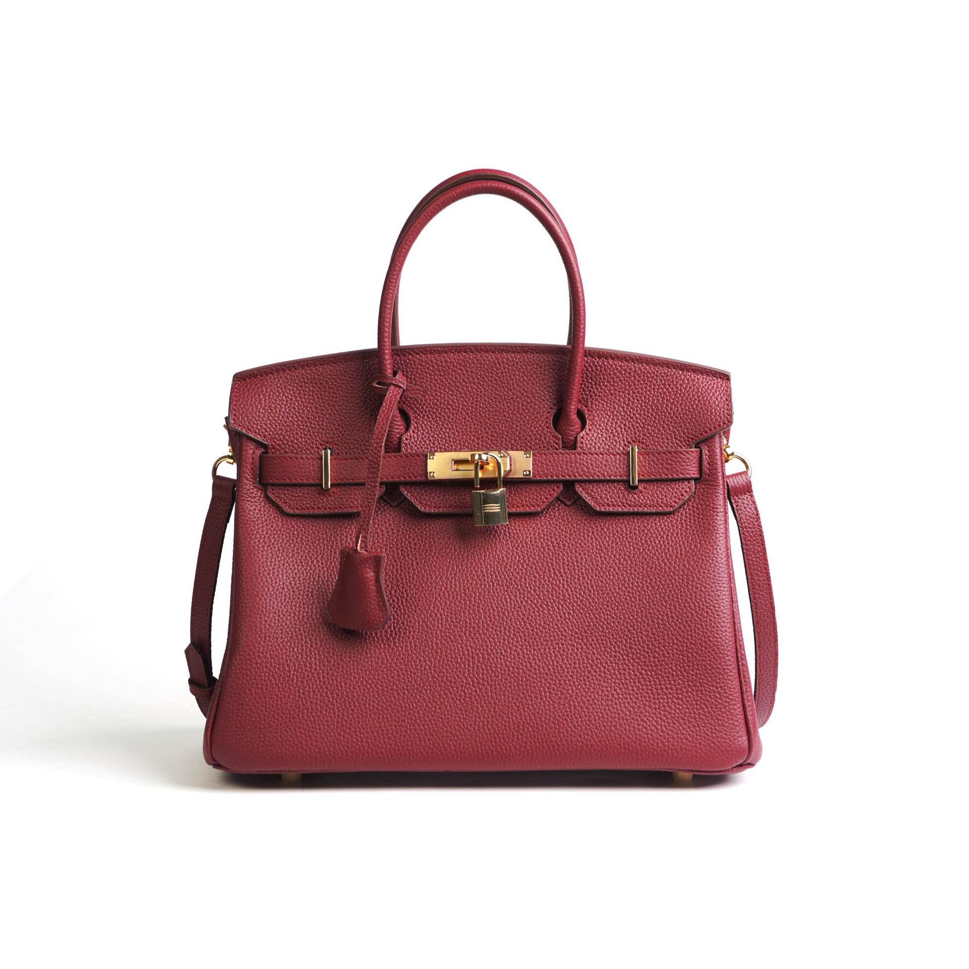 

Жіноча сумка з коров ячої шкіри першого шару 2025 року, сумка преміум-класу, модна, з темпераментом, жіноча сумка з натуральної шкіри, класична універсальна сумка-тоут Large 30 * 15 * 24cm