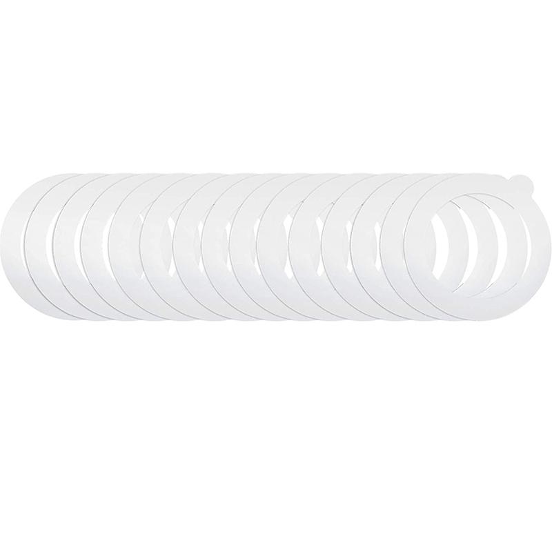 5Pcs Silicone Jar Gaskets Food Storege Jars Replacement Airtight Leak-Proof Rubber Seals Rings Fits Regular Mouth Canning белый