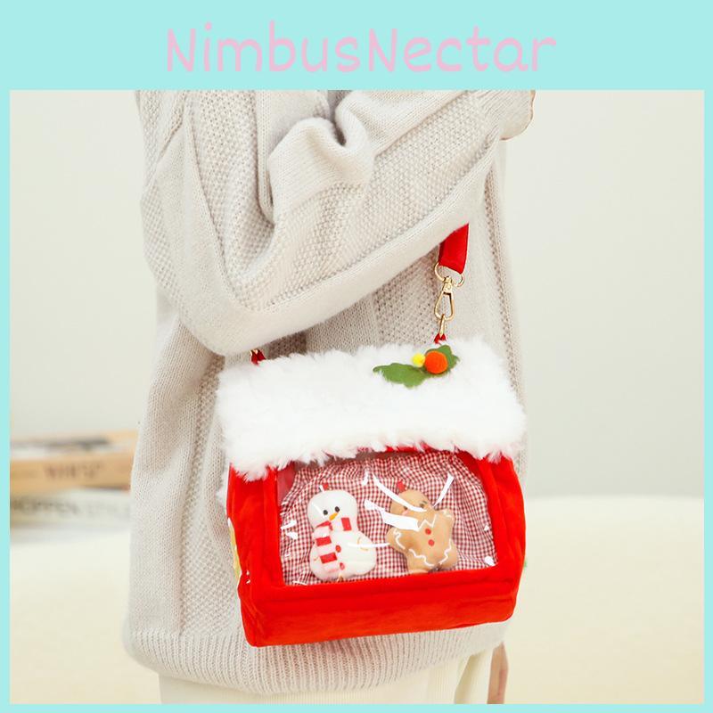 Plush Christmas Bag Toy Cartoon Girl Child Bedroom Decoration Messenger Bag