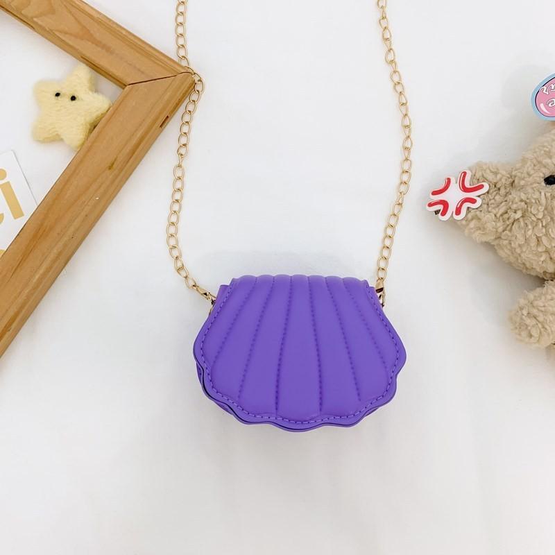 

Adorable Mini Shell Bag For Kids Featuring Gender Neutral Design And Colorful Options фіолетовий