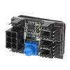 PWM Fan Hub PCB Black High Power Easy Installation Desktop Computer Cooling Fan Distributor