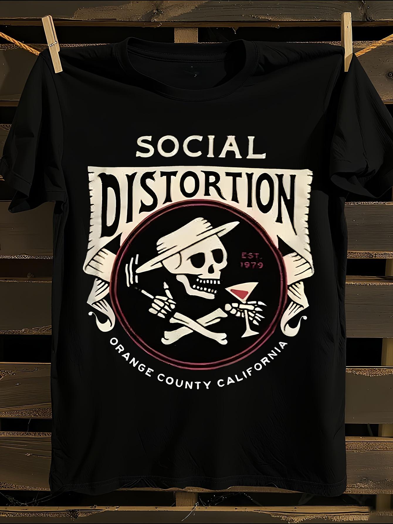 Social Distortion Vintage Tshirt Vintage Punk Graphic Tshirt XXXXL