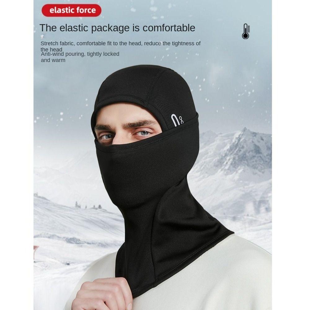 Unisex Winter Warm Running Scarf Windproof Bike Full Face Cover Soft Balaclava Cycling Cap Outdoor