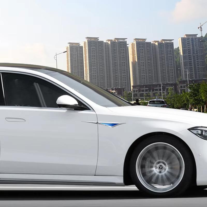 2 Stück Legierung Auto Styling Kotflügel Seite Kofferraum Emblem Aufkleber für Citroen C2 C3 C4 C4l C5 Saxo Xsara Picasso Ds3 Ds4 Elysee Berlingo