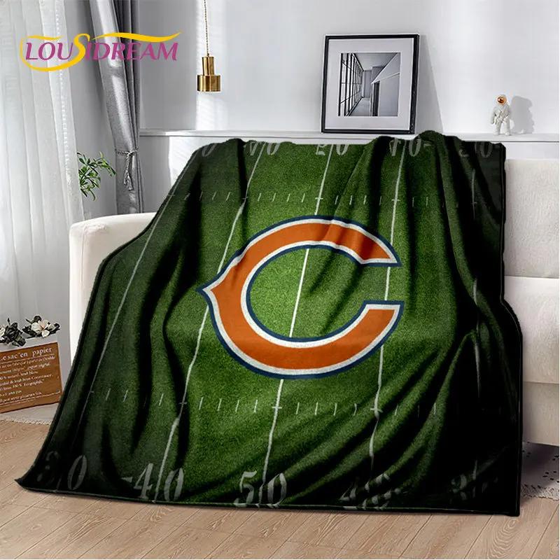 American Football Rugby Soft Plush Blanket,Flannel Blanket Throw Blanket for Living Room Bedroom Bed Sofa Picnic Cover Kids Warm