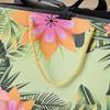 WTEMPO Elegant Floral Gift Handbags with Ribbon Bow Paper Bags with Handles for Flowers Dolls Gifts Simple Shopping Bags Universal Packaging Bags