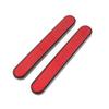 1Pair Motorcycle Long Oval Reflector Front Fork Reflective Sticker Warning Sign Front And Rear Mudguard Reflectors Car Accessory