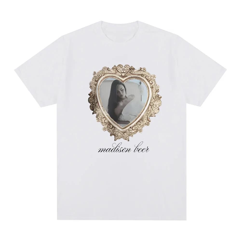 2026 NEW Madison Beer LOGO T Shirt Fashion Ropa De Mujer 100Cotton Comfortable TEE Casual High Quality Round Neck Soft Tees