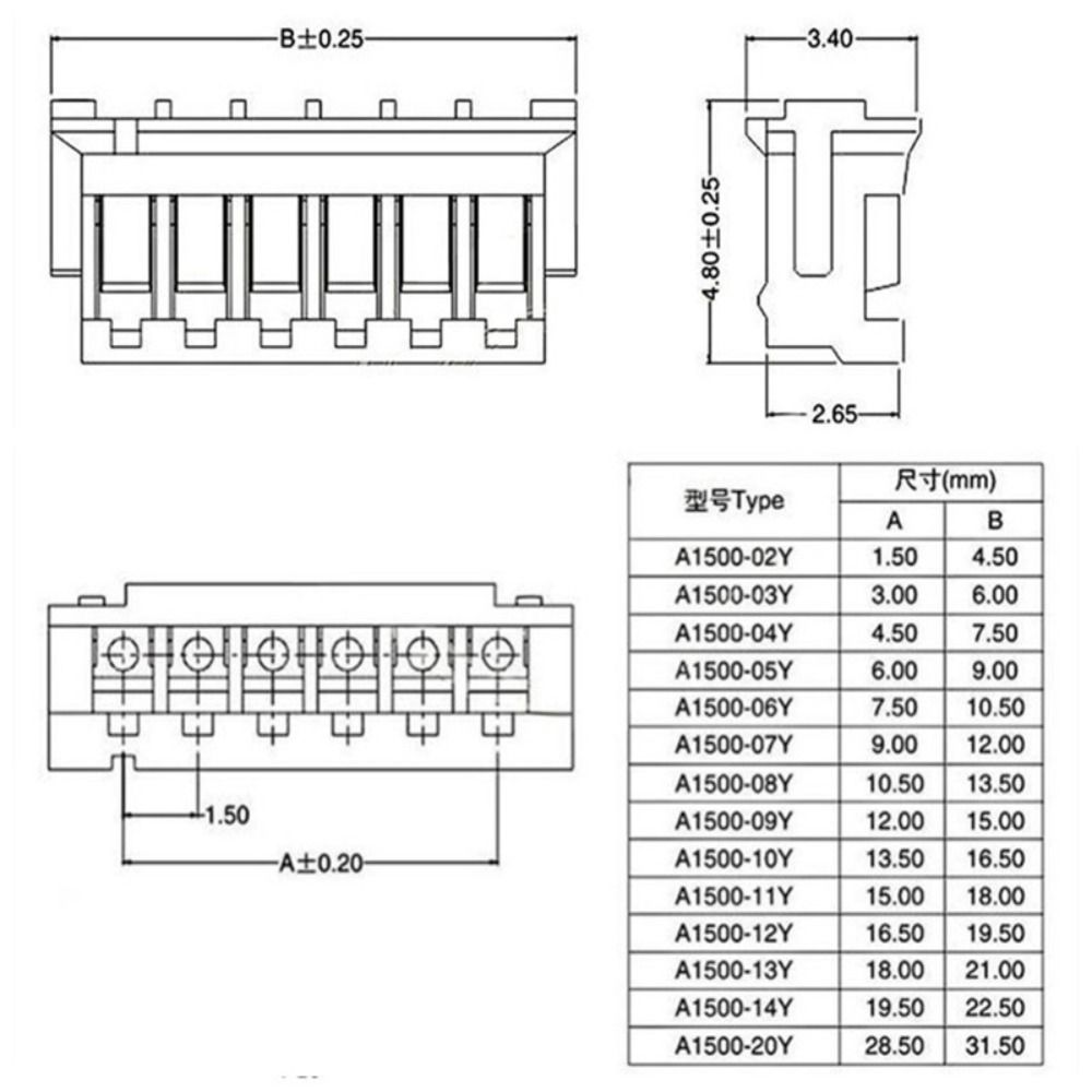 10Pcs 28AWG Copper SH1.0 Terminal Wire Single Head Single Head Connector  Mini Device Repair