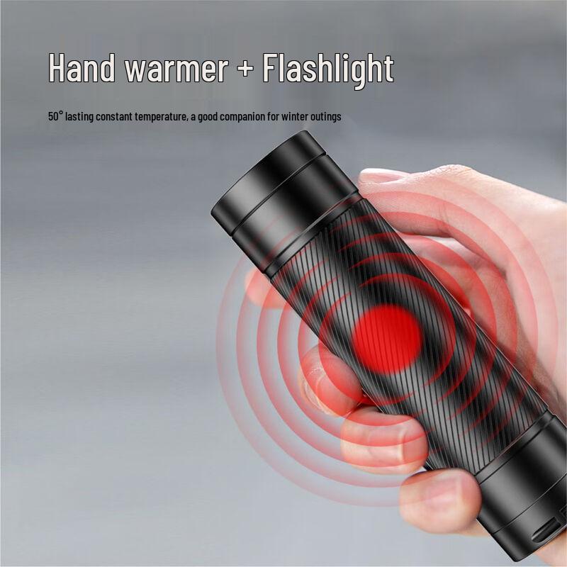 Bright Map Rechargeable LED Flashlight & Hand Warmer