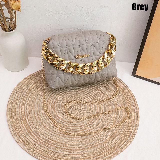 Fashion Women Girls Shoulder Bags Chain Handbags PU Leather Female Large Capacity Casual Crossobdy Clutch Purse