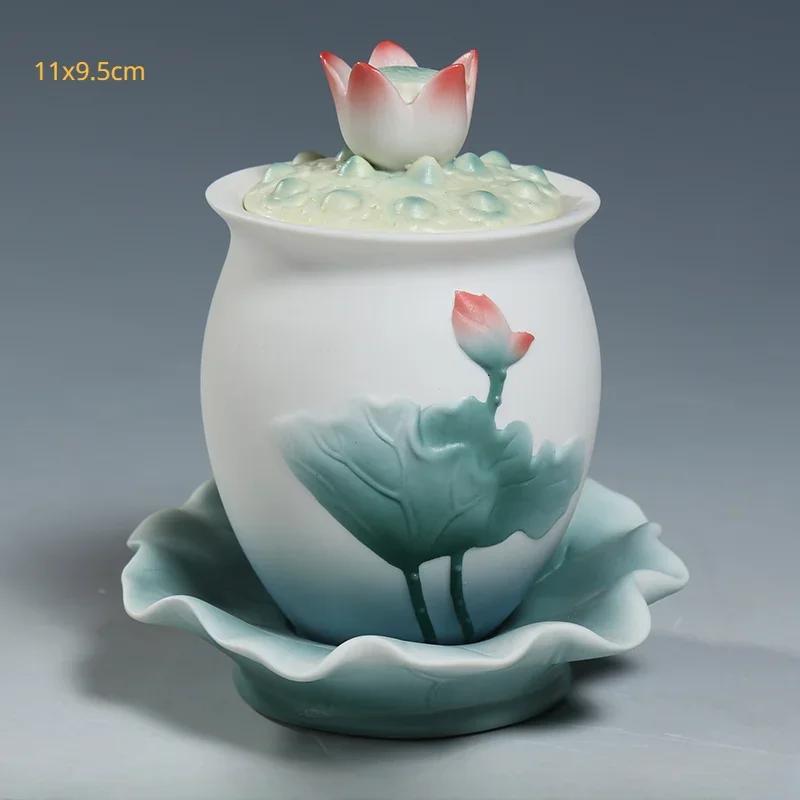 1pc Ceramic Household Buddhist Tools Set for Worshipping Buddha Statues, Guanyin Statues, Household Items Fruit Tray, Holy Water