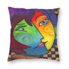 Pablo Picasso Luxury Cushion Cover Car Polyester Pillowcase Single Row Face Art Pillowcase Sofa
