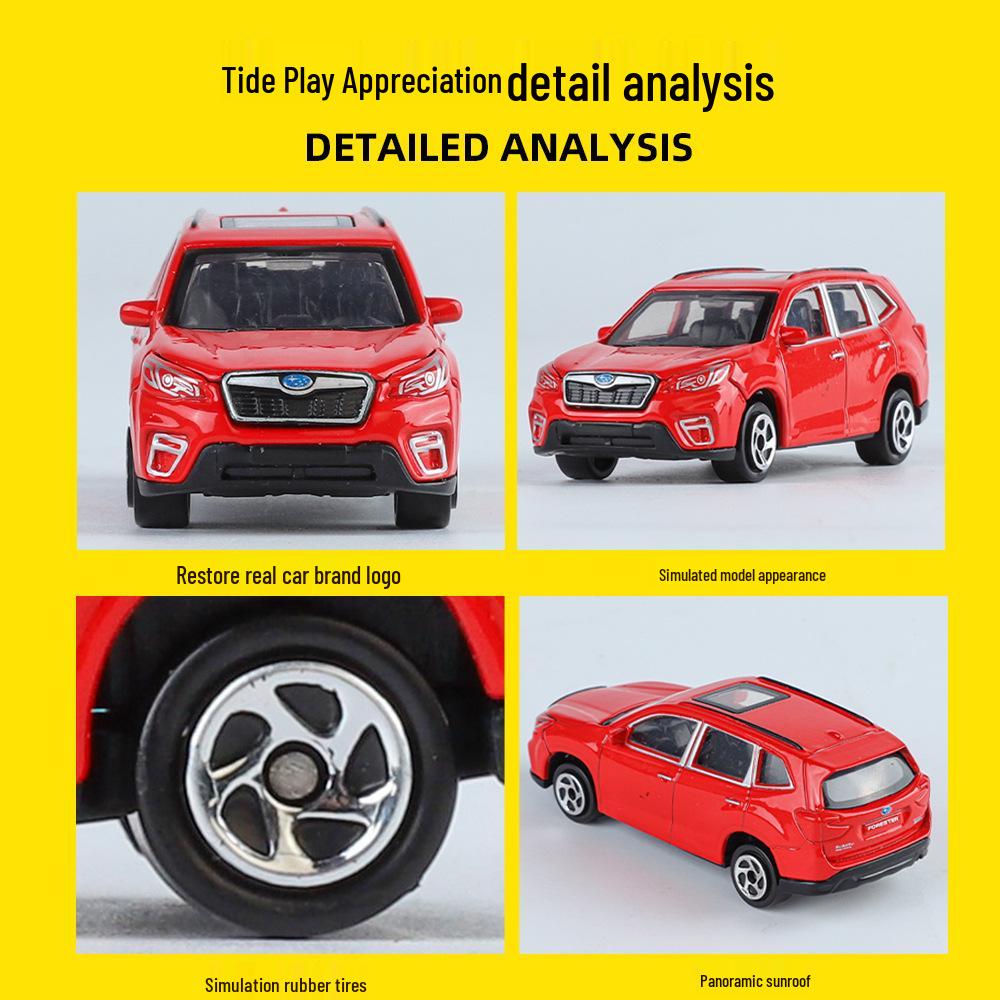 Genuine Qiyi Subaru Forester 1/64 Pull-Back Alloy Off-Road Vehicle Model Toy