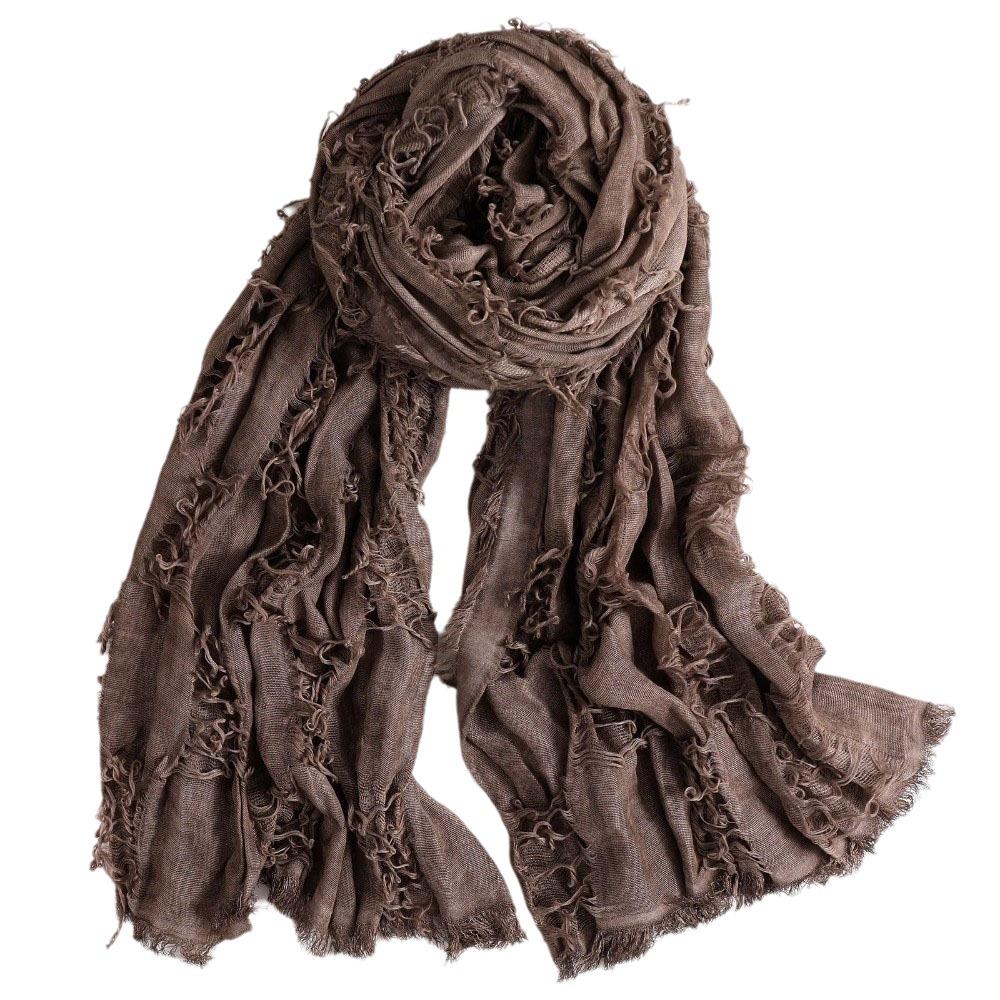 Warm Women Scarf Breathable Neck Warmer Hip Hop Cotton Linen Neckerchie Office