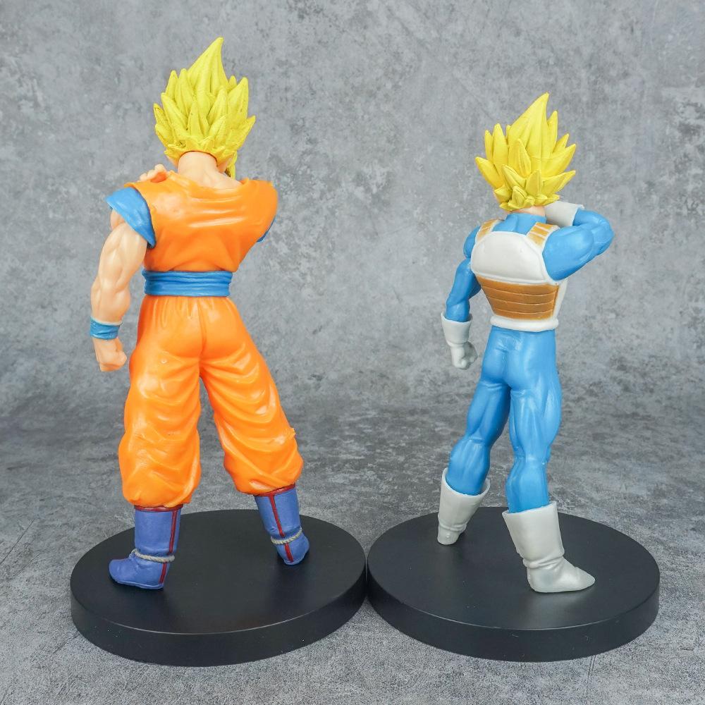 Anime Dragon Ball Son Goku Vegeta Figure Super Saiyan Action Figure Model PVC Collect Statue Doll Desktop Decoration Toys Gift