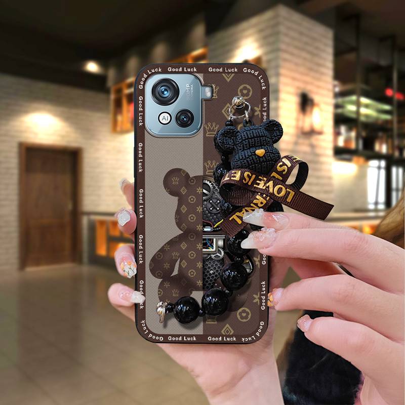 

Противоударный Водонепроницаемый Чехол для Телефона Для Blackview Oscal C80 Мультяшный защитный чехол Браслет с Мишкой Мягкий чехол Симпатичный Простота Blackview Oscal C80