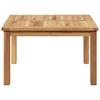 Coffee Table Brown 60 x 60 x 36 cm Solid Teak Wood