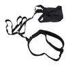 Paracadute da Nuoto Professionale Sicuro Portatile Set Cintura per Allenamento Resistenza Nuoto per Bambini Adulti 20cm 7.9in Nero