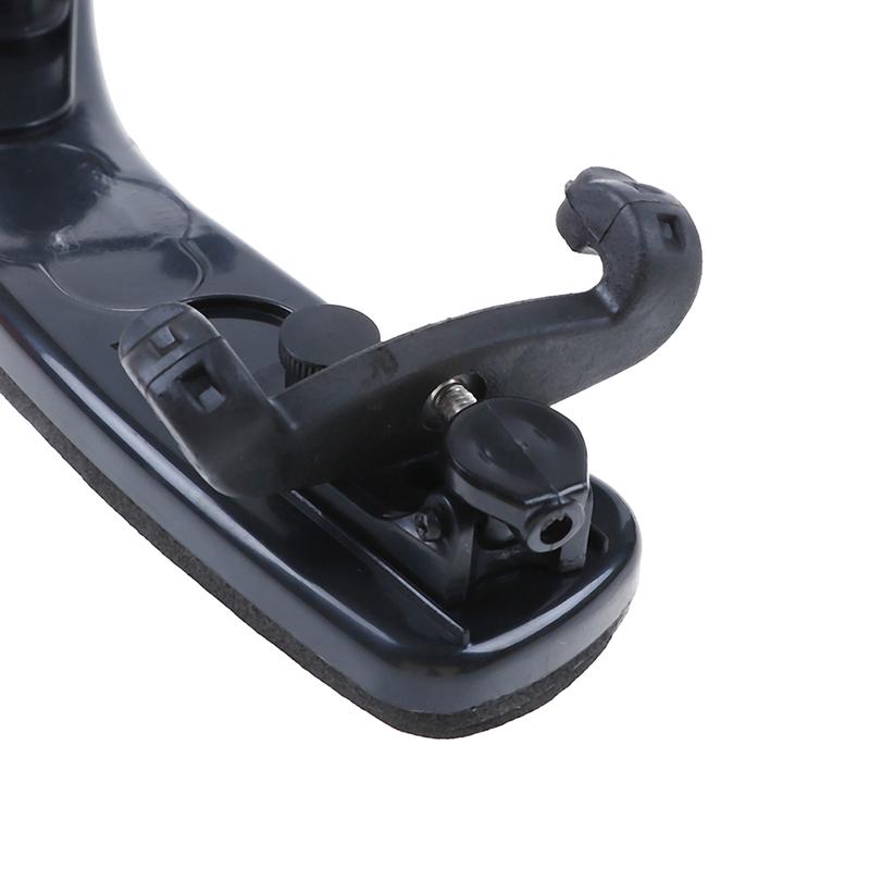 Violin Shoulder Rest Adjustable Pad Support For Violin 1/2-4/4 1/8-1/4 Black