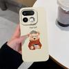 For OPPO Realme 16 15 14 Pro Plus C85 Pro OPPO Reno 15 Pro AX7 A77 A91 A95 A96 Phone Case Lovely Bear Soft Liquid Silicone Lightweight Anti Drop Shell