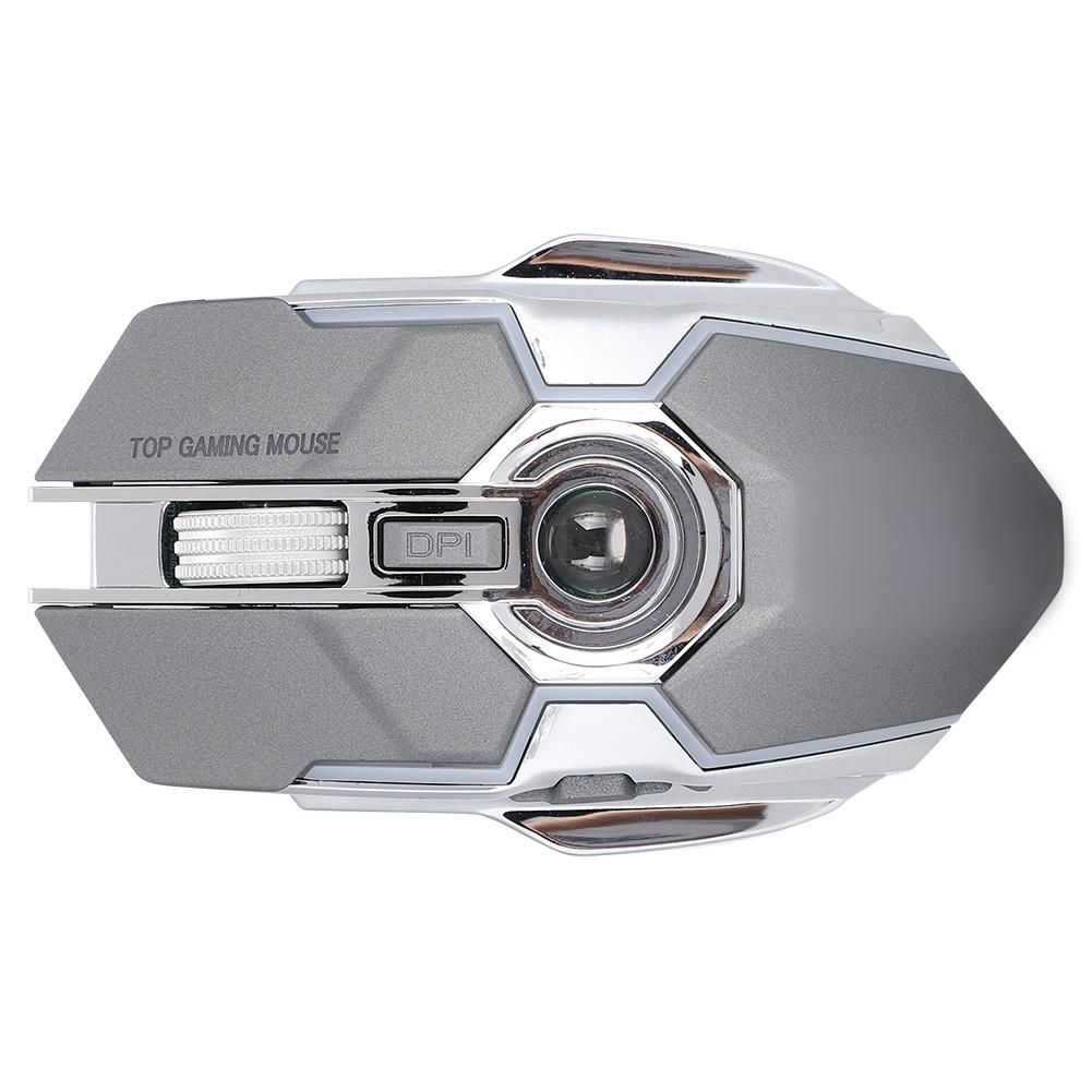 Wireless Gaming Mouse Portable 2.4GHz 1600DPI Silent USB Optical Laptop Desktop Computer MiceGray
