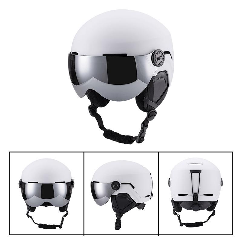 Professional Hot Selling CE CPSC Standard Ski Helmet With Goggles Adults Safety Snow Helmet Head Protection Snowboard Helmet