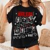 2026 BTS KPop ARMY Fan Gif T-Shirt unisex 100% Baumwolle Kurzarm Damen Freizeit Y2K Rundhals Lockeres T-Shirt