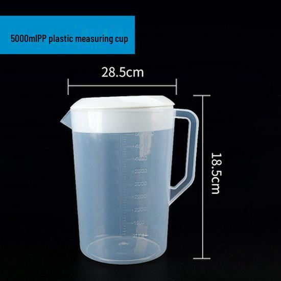 Plastikowy cylinder miarowy 1000 ml / 5000 ml ze skalą do sklepu z herbatą mleczną i do użytku domowego