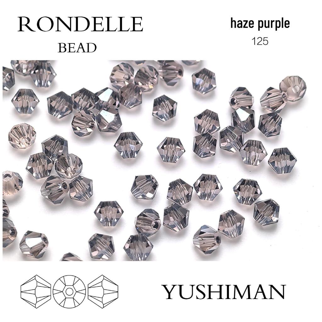 4mm Rhombus Beads - 200 Czech Quality Double Crimp Top Beads for DIY, Shuttle Weaving, and Embroidery