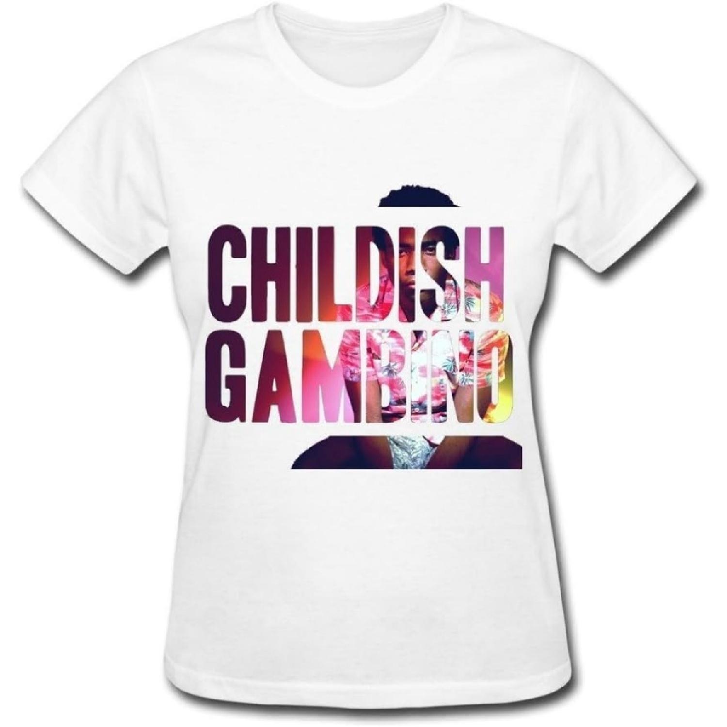 Losnger Women s Childish Gambino Because The Internet Design T Shirt S