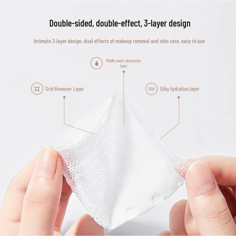Jianmei Chuangyan Triple-Layer Brightening Cleansing Cotton Pads - 230 Pieces