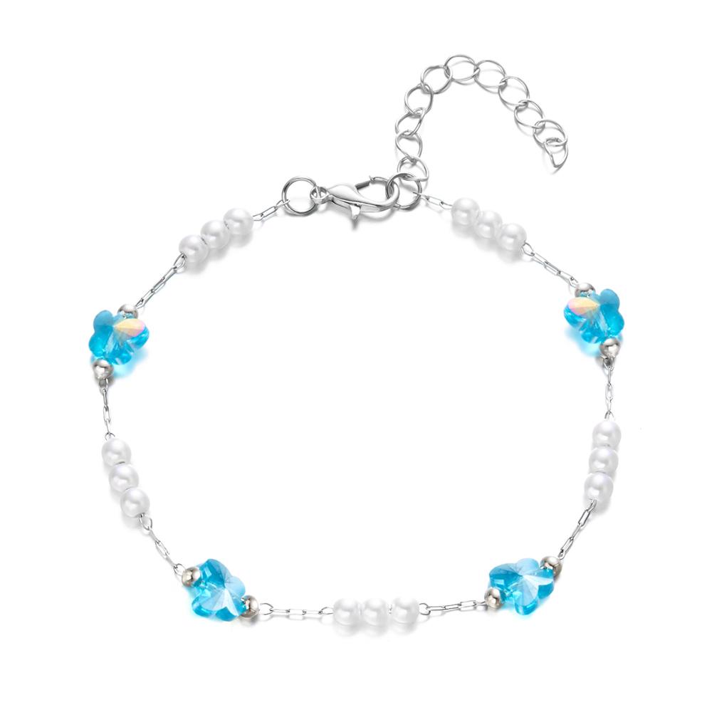 

Super Flash Double Shell Foot Chain Female Sensation Stacked Clavicle Chain Tassel Neck Chain Exquisite Foot Chain