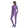 is a diving suit for Also nylon swimsuits with legs [AMORESY] shiny, full-body skin-on-skin competitions. available (purple, L).