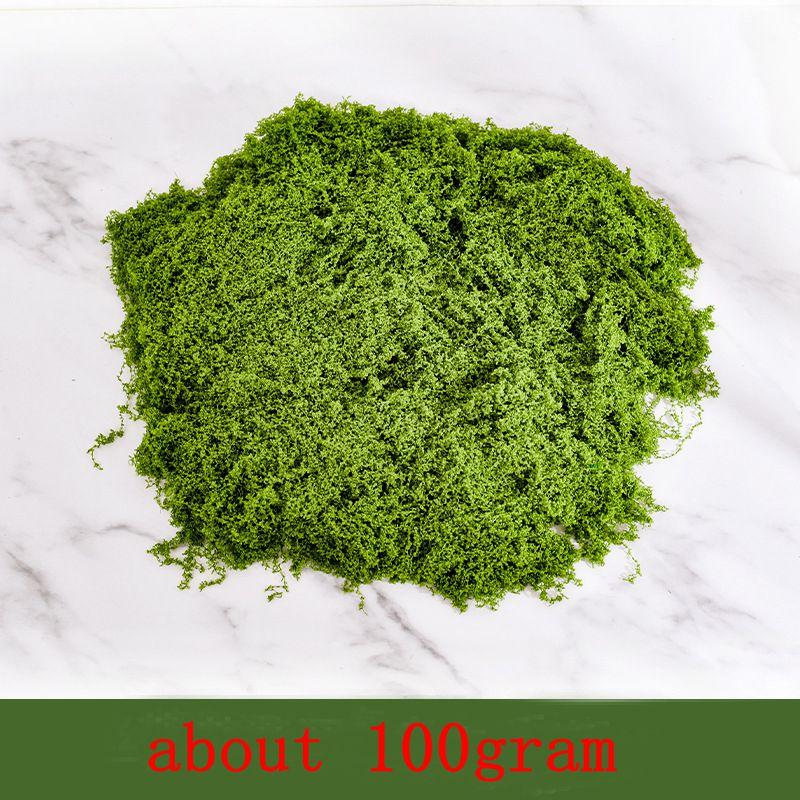 

2Pcs 30/50/100g Artificial Green Plants Polyester Moss Grass Home Room Garden Decoration Mini Landscape Fake Flower DIY Crafts 30gram темно-зеленого